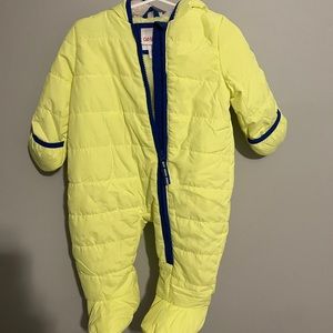 Infant Cat & Jack footed snow suit. Size 9mo.